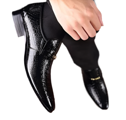 Sapato Couro Crocodile