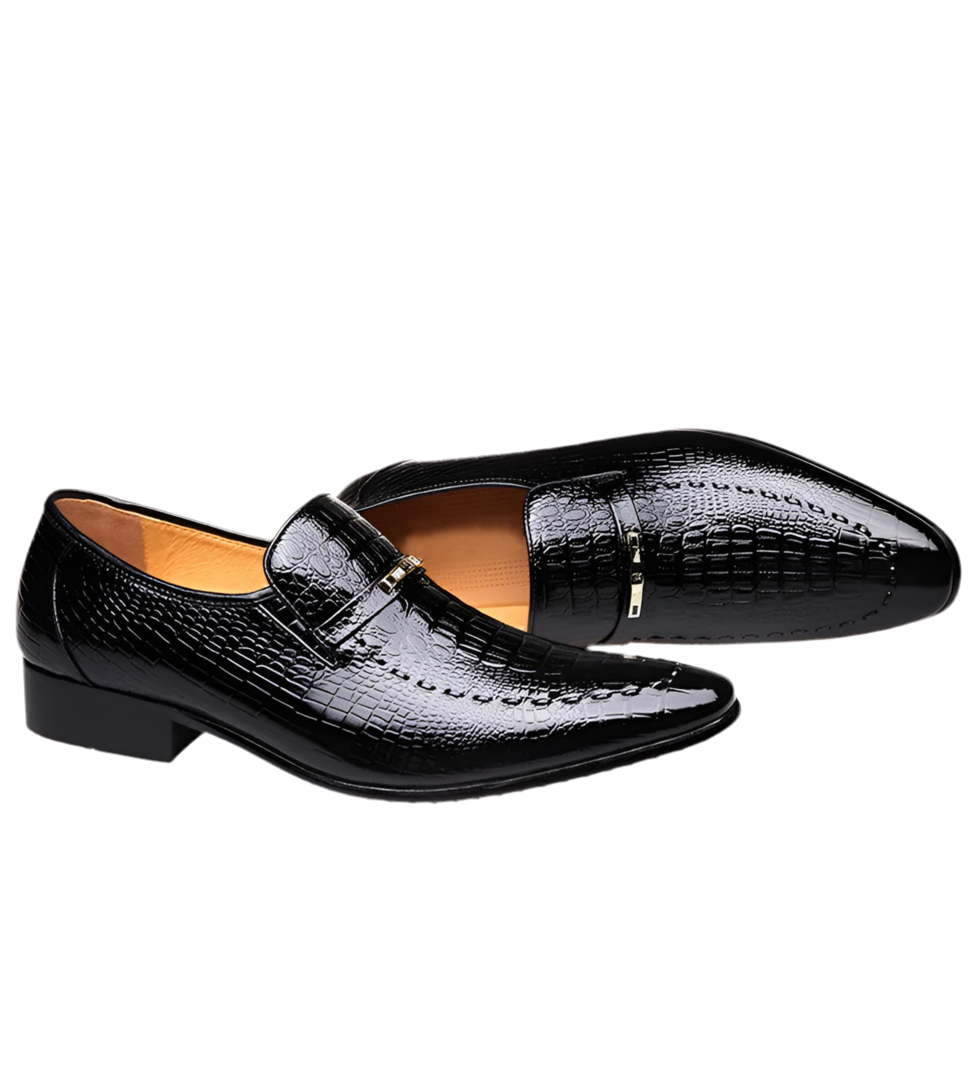 Sapato Couro Crocodile