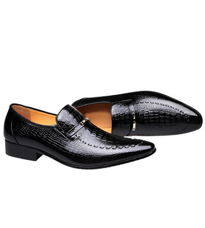 Sapato Couro Crocodile