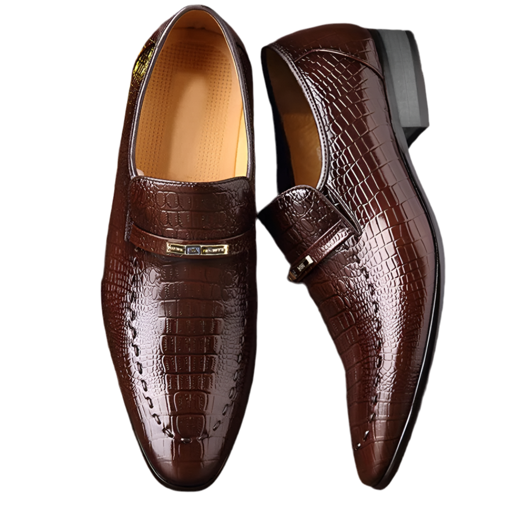 Sapato Couro Crocodile