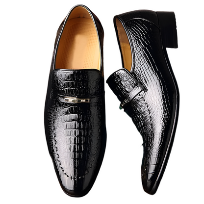 Sapato Couro Crocodile