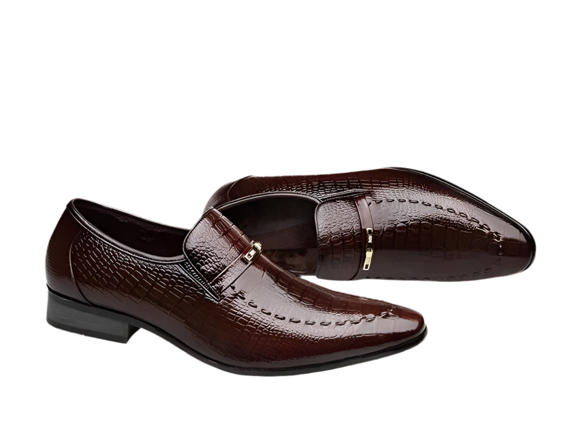 Sapato Couro Crocodile