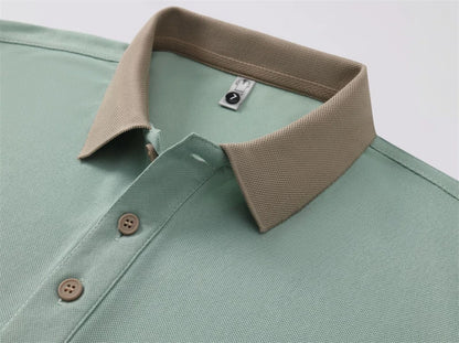 Camiseta Polo Clássica  Masculina Verde 