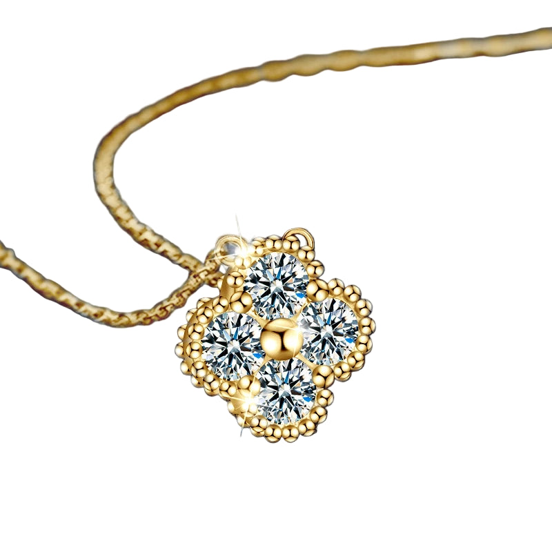 Conjunto de Joias 3 em 1: Colar, Brincos e Pulseira com Moissanita – Pedras Brasileiras