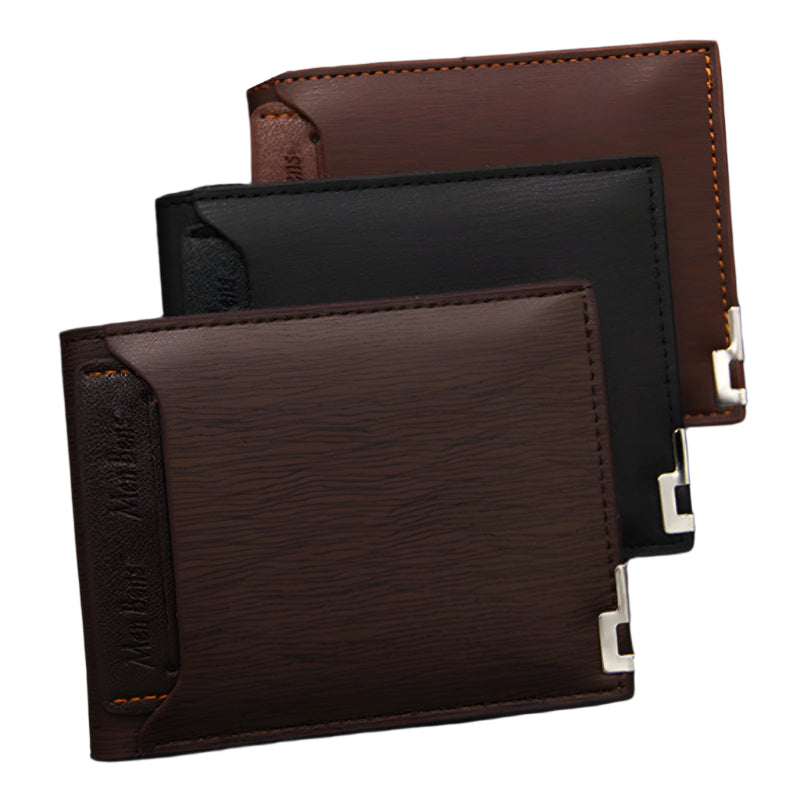 Men's Slim Premium Leather Wallet - Thin, Elegant and Minimalist