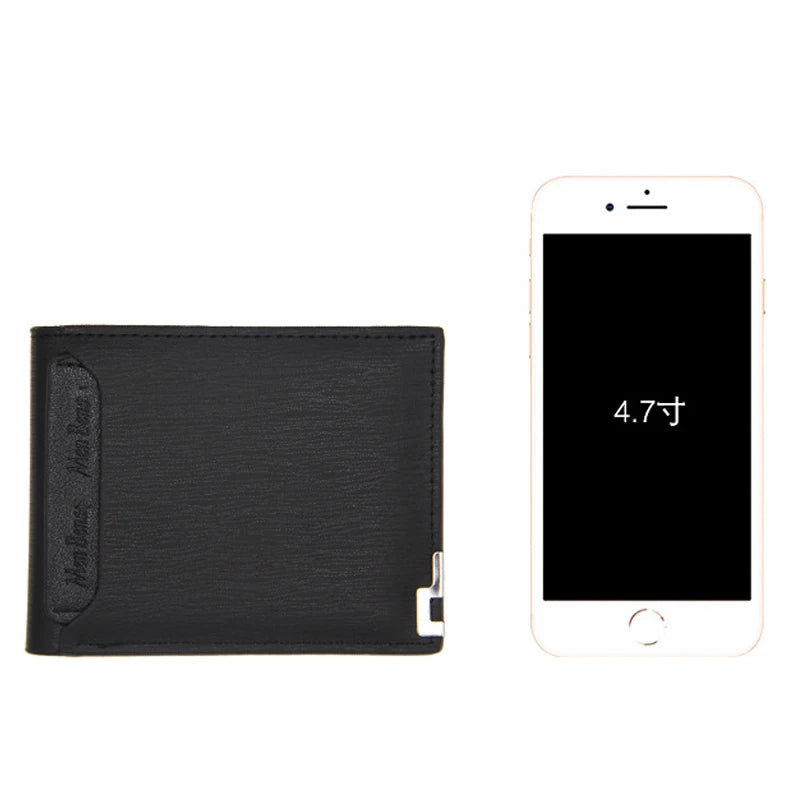 Men's Slim Premium Leather Wallet - Thin, Elegant and Minimalist
