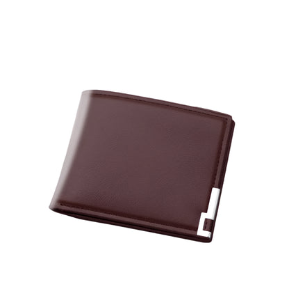 Men's Slim Synthetic Leather Wallet - Small, Card and Driver's License Holder