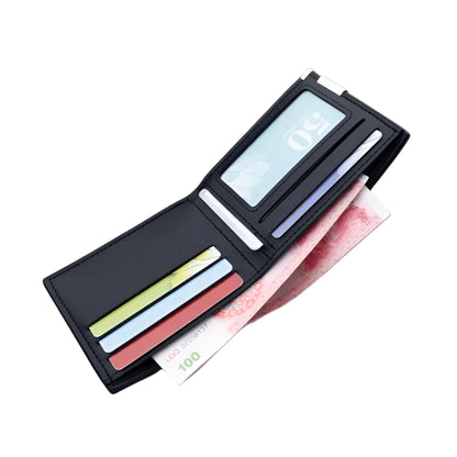 Men's Slim Synthetic Leather Wallet - Small, Card and Driver's License Holder