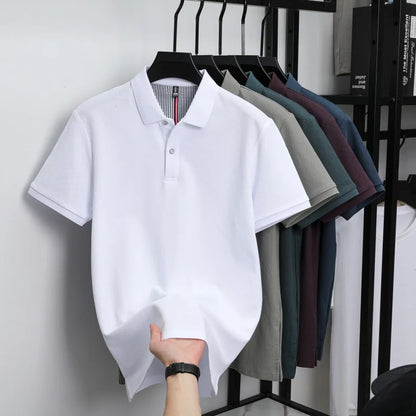 Polo Clássica para Homens de negocio loja do youtube 