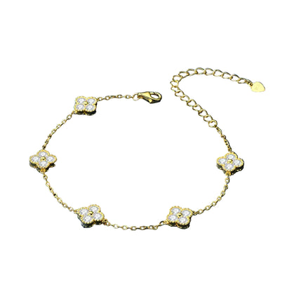 Conjunto de Joias 3 em 1: Colar, Brincos e Pulseira com Moissanita – Pedras Brasileiras