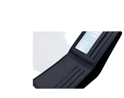 Men's Slim Synthetic Leather Wallet - Small, Card and Driver's License Holder