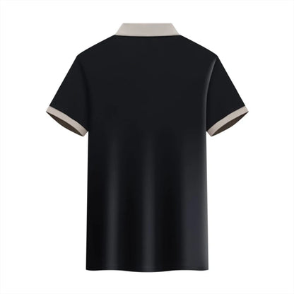 Camiseta Polo Clássica  Masculina Preta 