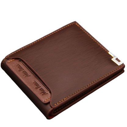 Men's Slim Premium Leather Wallet - Thin, Elegant and Minimalist