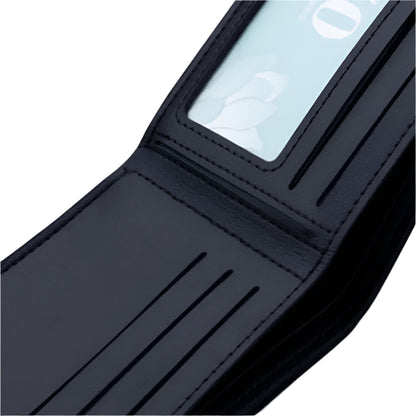 Men's Slim Synthetic Leather Wallet - Small, Card and Driver's License Holder