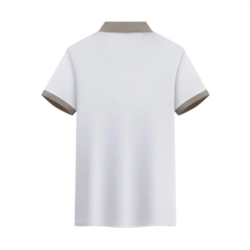 Camiseta Polo Clássica  Masculina Branca  
