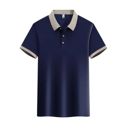 Camiseta Polo Clássica  Masculina Azul 