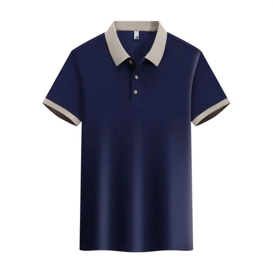 Camiseta Polo Clássica  Masculina Azul 
