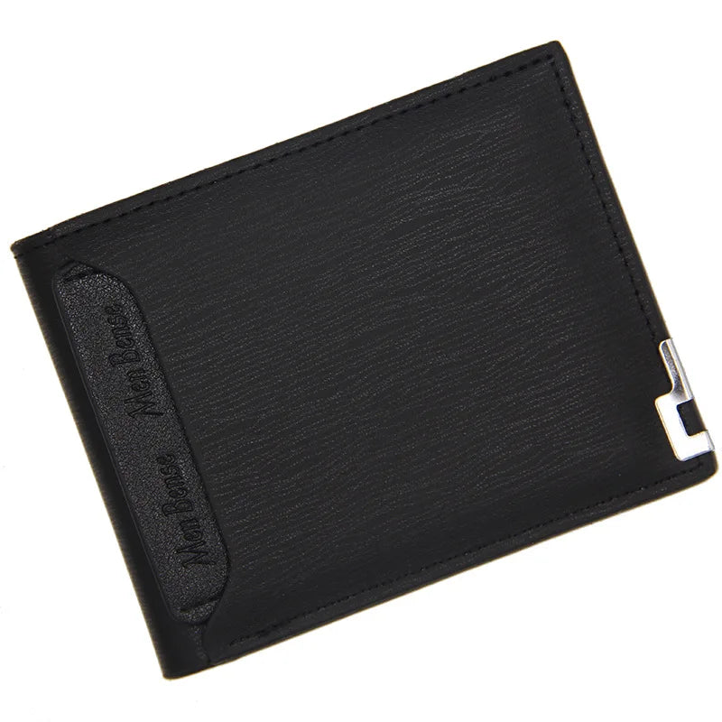 Men's Slim Synthetic Leather Wallet - Small, Card and Driver's License Holder