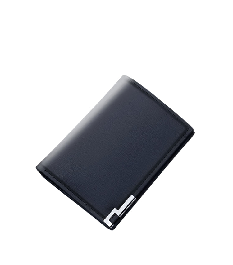 Men's Slim Synthetic Leather Wallet - Small, Card and Driver's License Holder