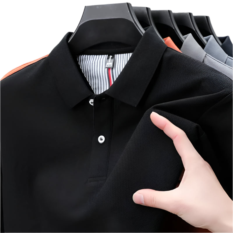 Polo Clássica para Homens de negocio loja do youtube 