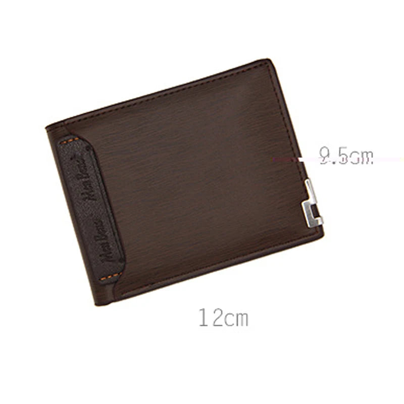 Men's Slim Premium Leather Wallet - Thin, Elegant and Minimalist
