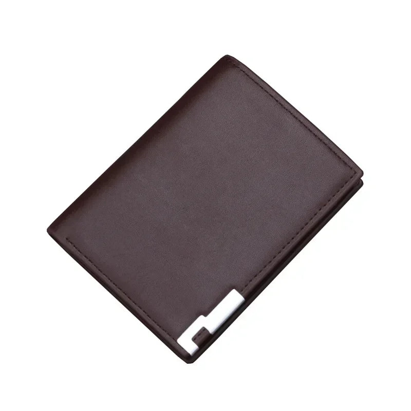 Men's Slim Synthetic Leather Wallet - Small, Card and Driver's License Holder