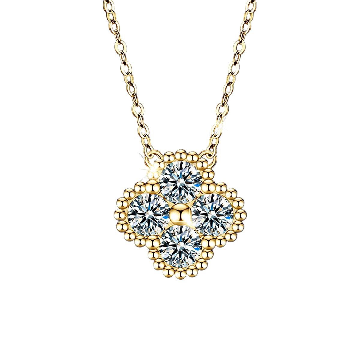 Conjunto de Joias 3 em 1: Colar, Brincos e Pulseira com Moissanita – Pedras Brasileiras