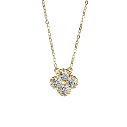 Conjunto de Joias 3 em 1: Colar, Brincos e Pulseira com Moissanita – Pedras Brasileiras