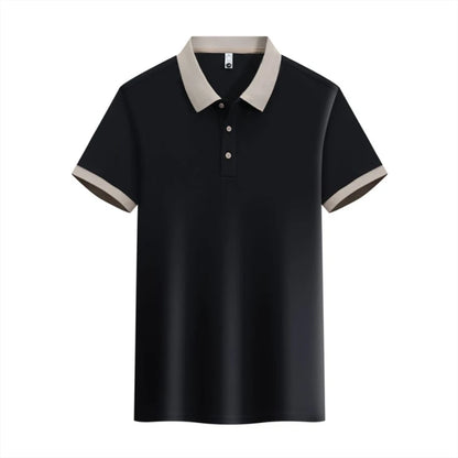 Camiseta Polo Clássica  Masculina Preta 