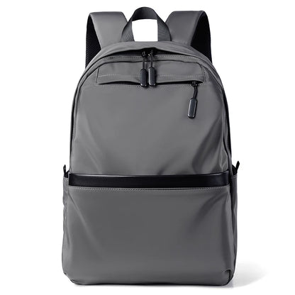 Men's black laptop backpack with a modern, minimalist design.