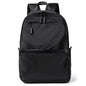 Men's black laptop backpack with a modern, minimalist design.